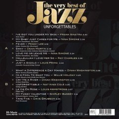 THE VERY BEST OF JAZZ UNFORGETTABLES - FRANK SINATRA, NINA SIMONE, DAVE BRUBECK, LOUIS ARMSTRONG - PLAK SIFIR