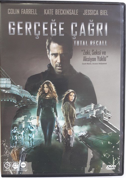 GERÇEĞE ÇAĞRI - TOTAL RECALL - COLIN FARRELL - KATE BECKINSALE - JESSICA BIEL - DVD 2.EL