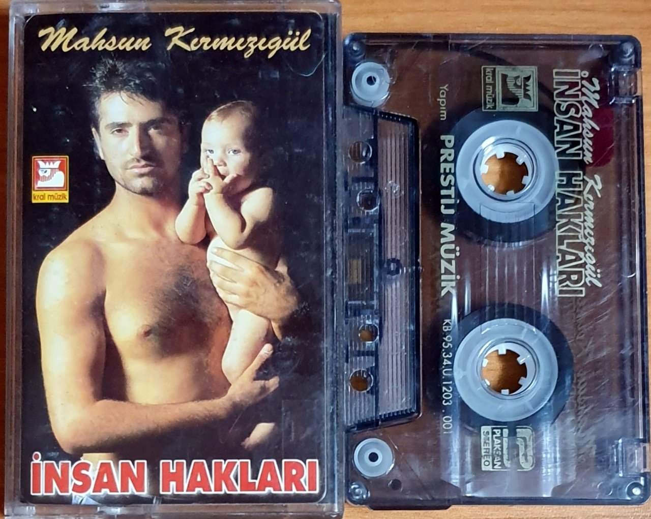 MAHSUN KIRMIZIGÜL - İNSAN HAKLARI (1995) - KASET PRESTİJ MÜZİK 2.EL