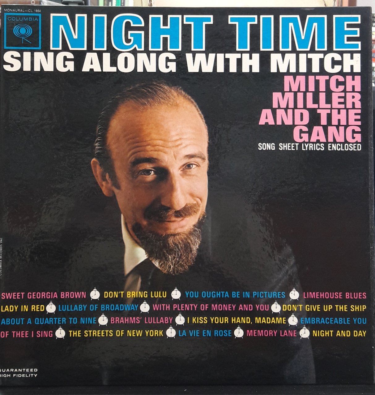 MITCH MILLER & THE GANG - NIGHT TIME SING ALONG WITH MITCH - PLAK 2.EL