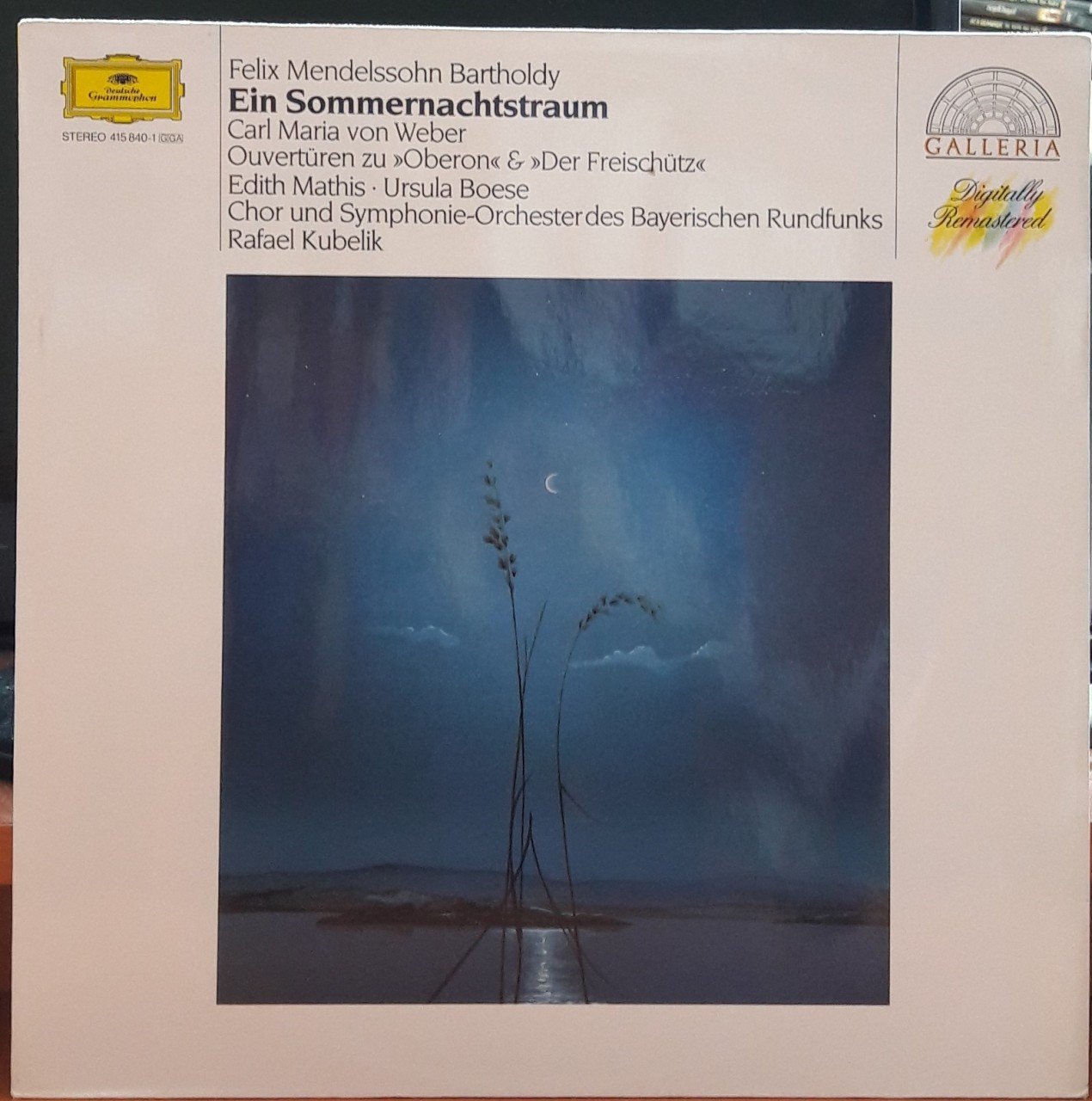 MENDELSSOHN: EIN SOMMERNACHTSTRAUM (A MIDSUMMER NIGHT'S DREAM), RAFAEL KUBELIK - PLAK 2.EL