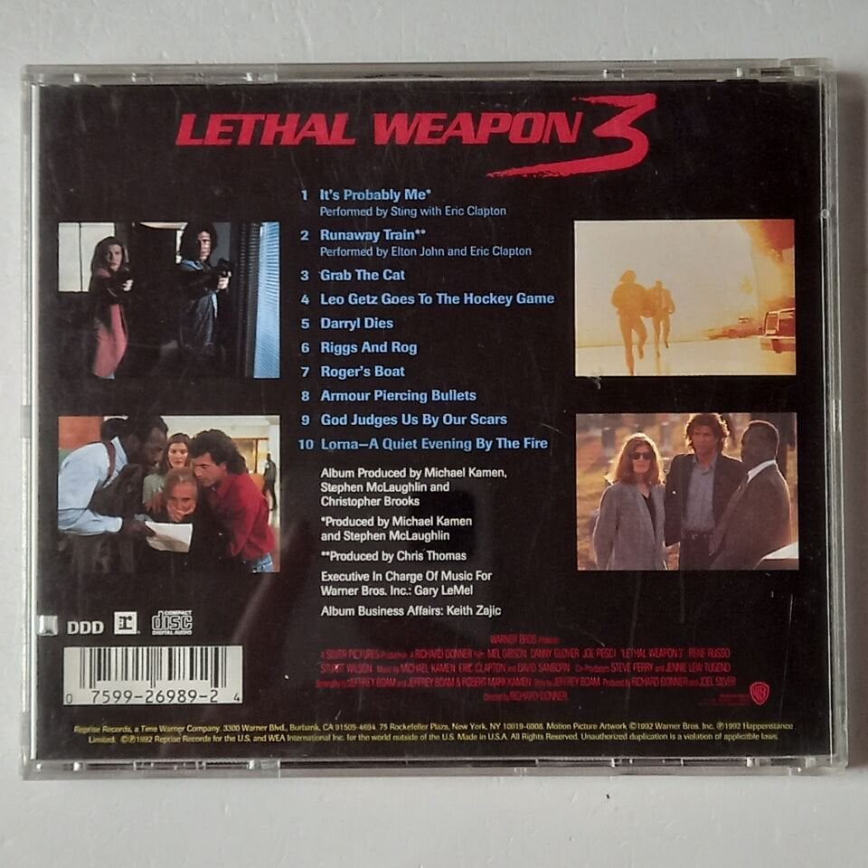 LETHAL WEAPON 3 SOUNDTRACK - CD 2.EL
