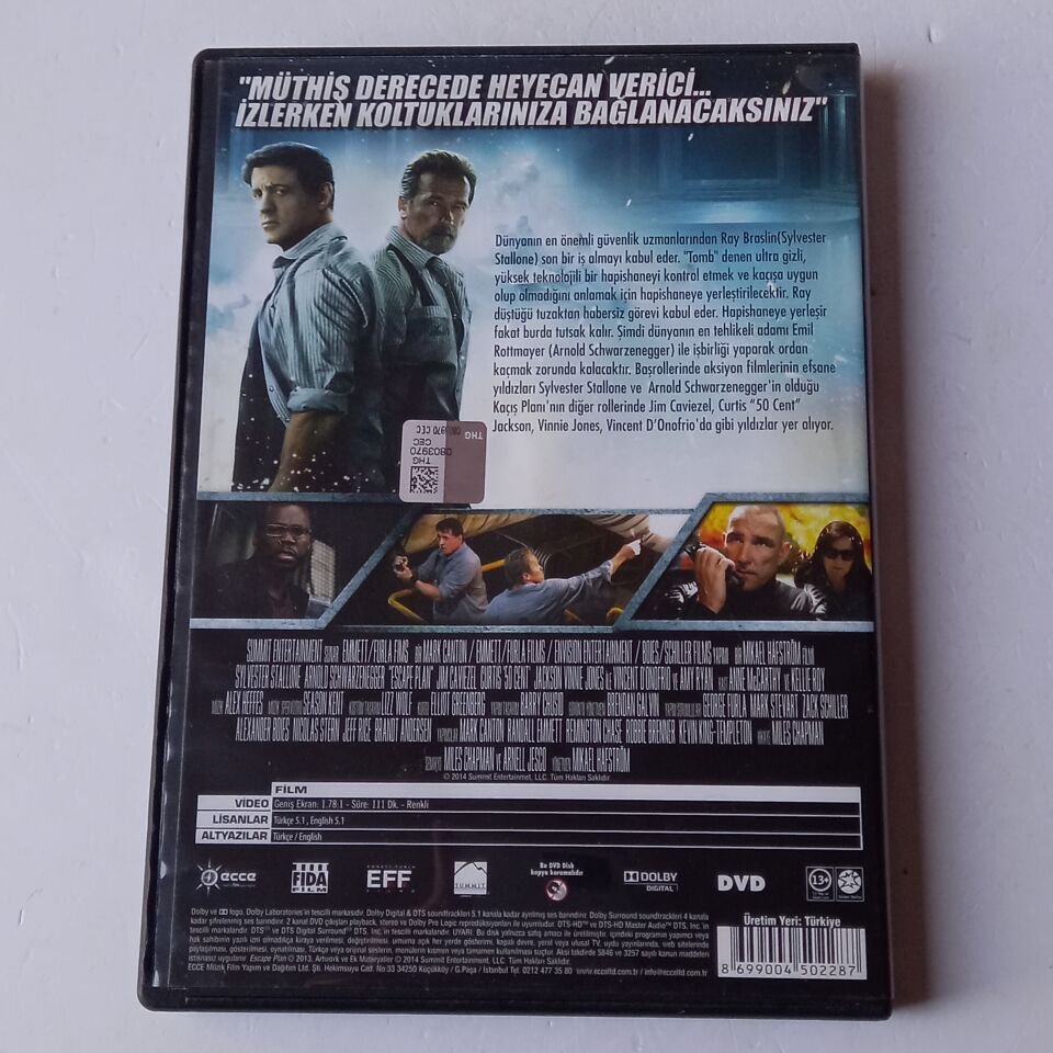 KAÇIŞ / ESCAPE - SYLVESTER STALLONE, ARNOLD SCHWARZENEGGER - DVD 2.EL