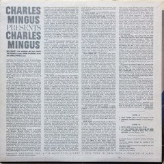 CHARLES MINGUS - PRESENTS CHARLES MINGUS (1961) - LP SIFIR PLAK
