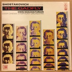 SHOSTAKOVICH: THE GADFLY, USSR CINEMA SYMPHONY ORCHESTRA, EMIN KHACHATURIAN - PLAK 2.EL