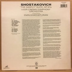 SHOSTAKOVICH: THE GADFLY, USSR CINEMA SYMPHONY ORCHESTRA, EMIN KHACHATURIAN - PLAK 2.EL