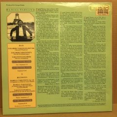 BACH GOLDBERG VARIATIONS BEETHOVEN DIABELLI PIANO DANIEL VARSANO 2.EL 2LP