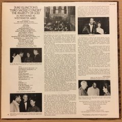 DUKE ELLINGTON - THIRD SACRED CONCERT THE MAJESTY OF GOD (1975) 2.EL PLAK