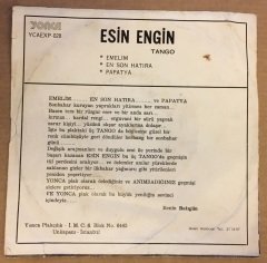 ESİN ENGİN TANGO 45LİK KAPAĞI DİKKAT SADECE KAPAKTIR