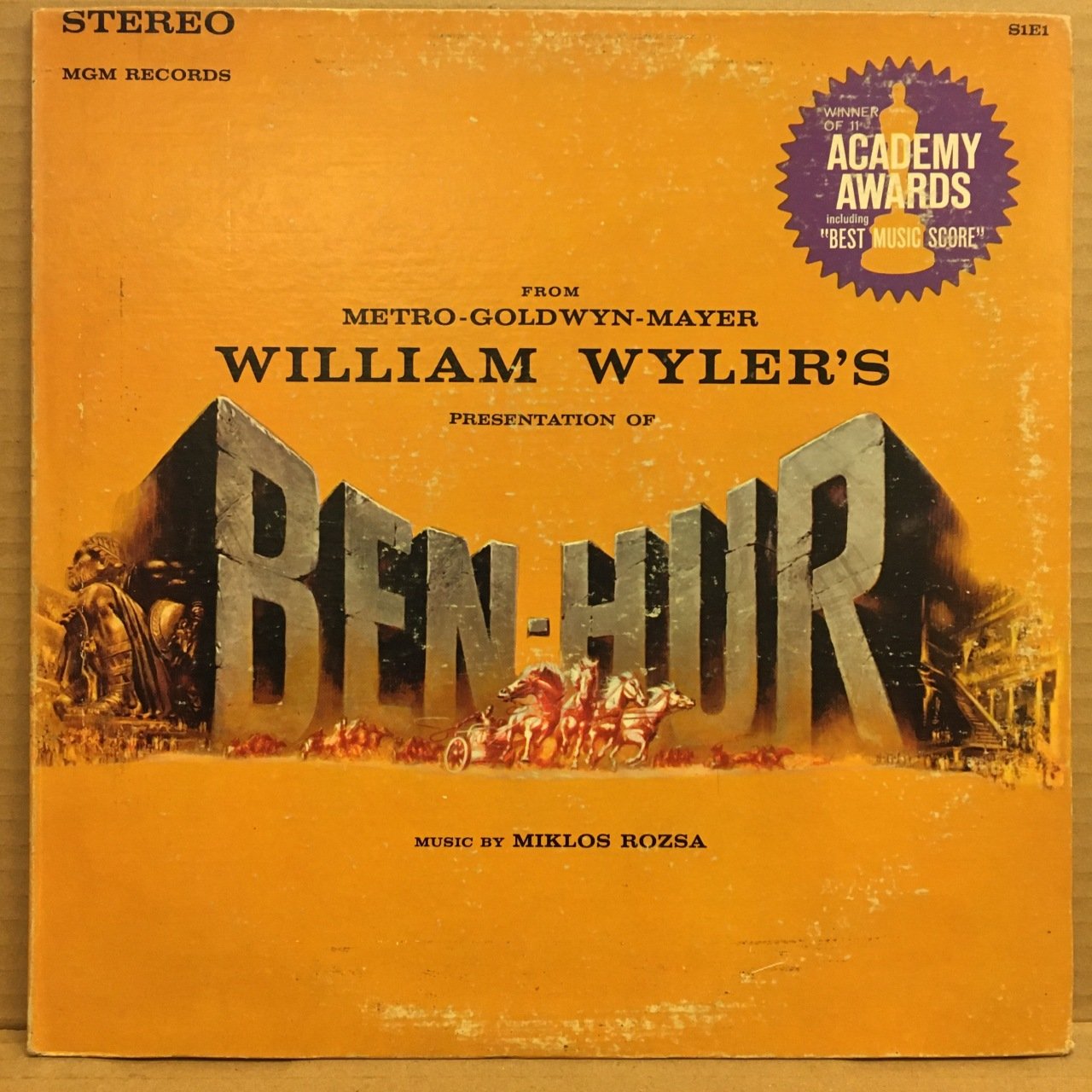 BEN-HUR SOUNDTRACK MIKLOS ROZSA 2.EL PLAK