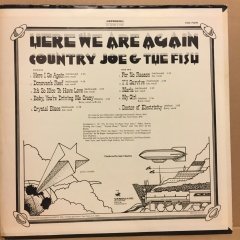 COUNTRY JOE & THE FISH - HERE WE ARE AGAIN