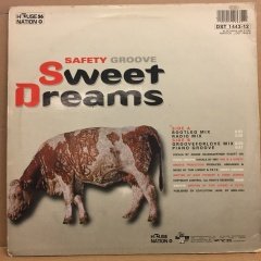 SAFETY GROOVE - SWEET DREAMS (1996) HOUSE 12'' MAXI SINGLE 2. EL MAVİ RENKLİ PLAK