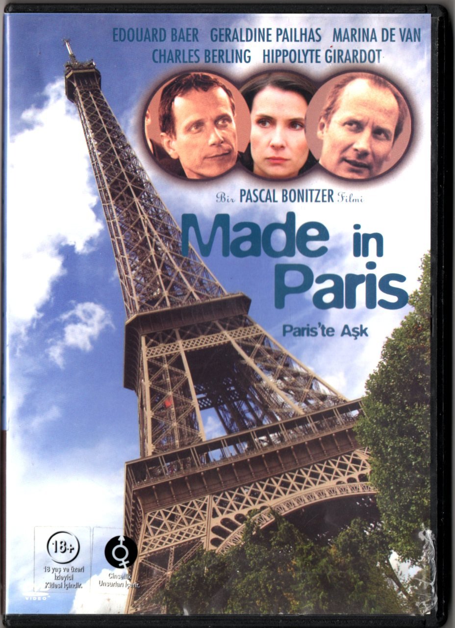 MADE IN PARIS - JE PENSE A VOUS - PARİS'TE AŞK - EDOUARD BAER - CHARLES BERLING - PASCAL BONITZER - DVD 2.EL