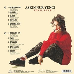 AŞKIN NUR YENGİ - SEVGİLİYE (1990) - LP 2022 BASIM SİYAH SIFIR PLAK