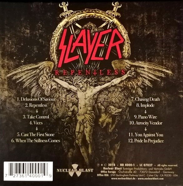 SLAYER - REPENTLESS (Limited Edition - 6 x 6,66'' Vinyl Box) - 2018 EDITION 6 ADET 45'LİK PLAK BOX SET / AMBALAJINDA SIFIR