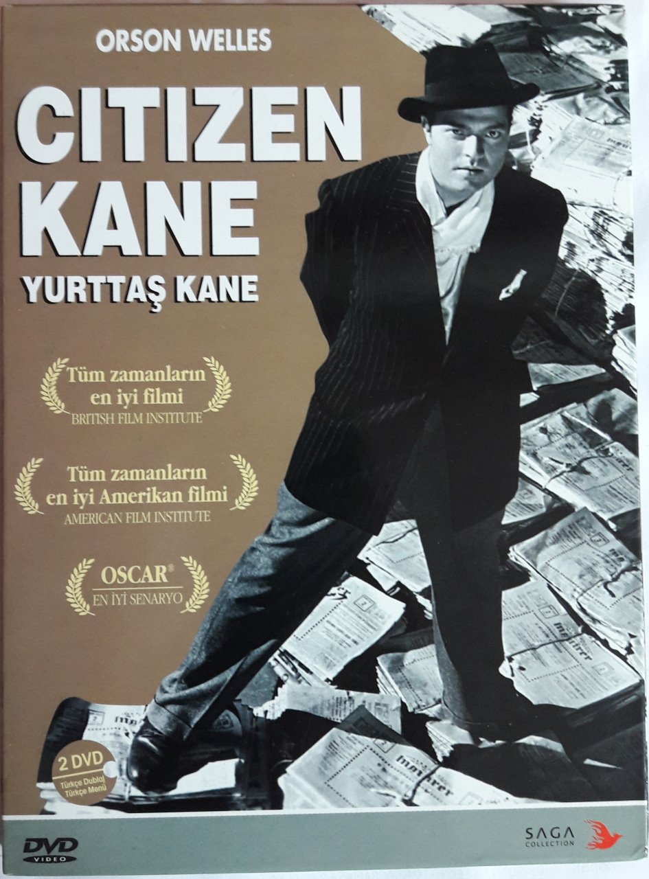 CITIZEN KANE - YURTTAŞ KANE - ORSON WELLES - 2DVD 2.EL