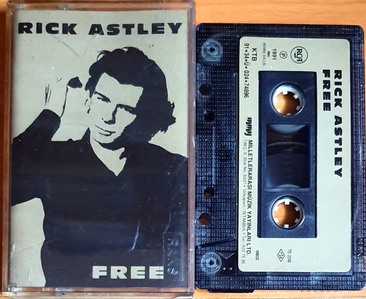 RICK ASTLEY - FREE (1991) - KASET MMY 2.EL