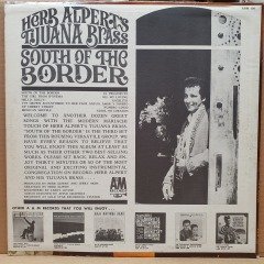 HERB ALPERT'S TIJUANA BRASS - SOUTH OF THE BORDER (1964) - LP 2.EL PLAK