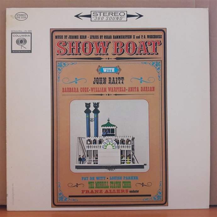 SHOW BOAT WITH JOHN RAITT - LP 2.EL PLAK