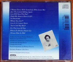 WHITNEY HOUSETON - WHITNEY (1987) - CD 2.EL