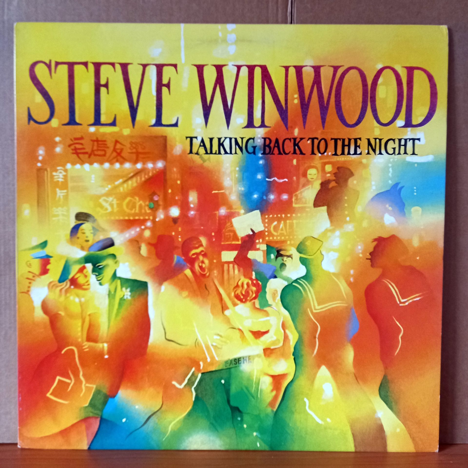 STEVE WINWOOD – TALKING BACK TO THE NIGHT (1982) - LP 2.EL PLAK
