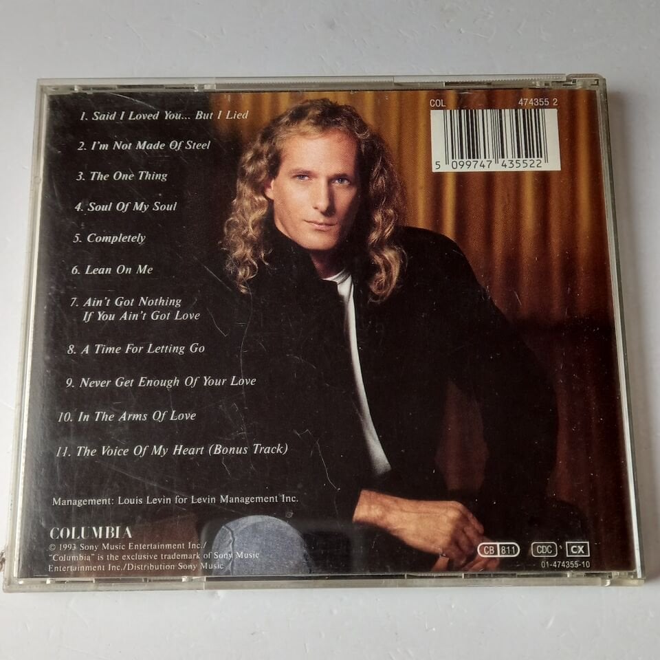 MICHAEL BOLTON – THE ONE THING (1993) - CD 2.EL