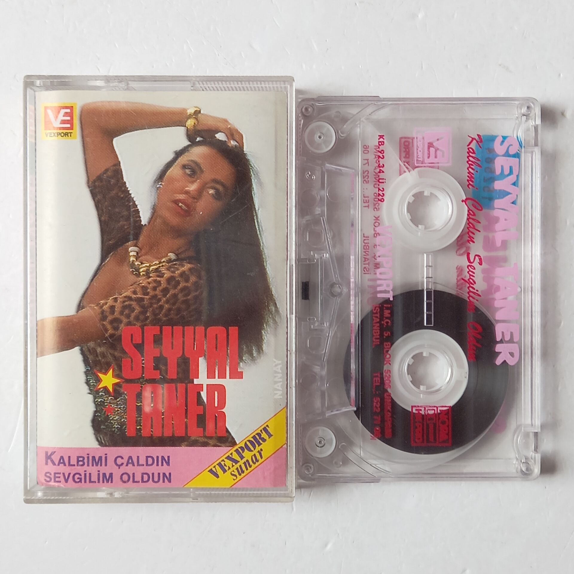 SEYYAL TANER - KALBİMİ ÇALDIN SEVGİLİM OLDUN (1992) - KASET 2.EL