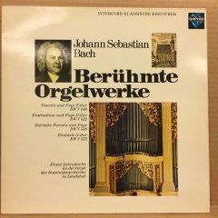 BACH TOCCATA PRALUDIUM, DORISCHE TOCCATA, FANTASIE FRANZ LEHRNDORFER 2.EL PLAK