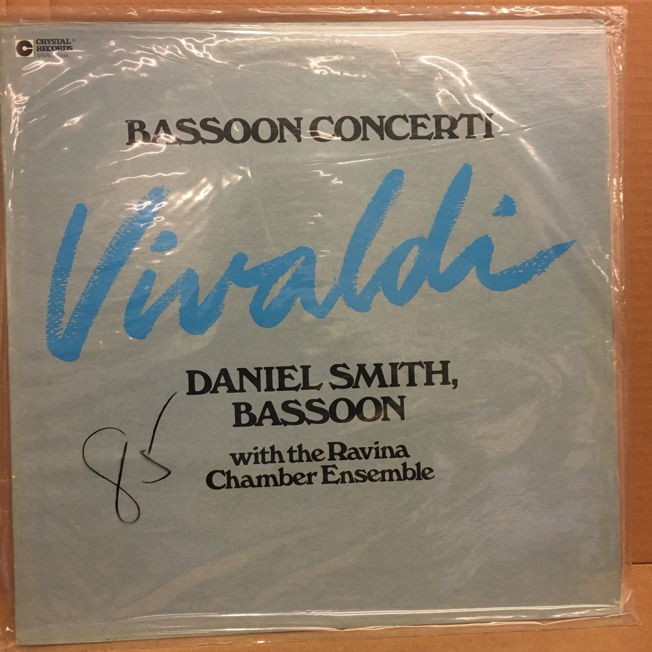 VIVALDI BASSOON CONCERTI DANIEL SMITH RAVINA CHAMBER ORC. 1985 SIFIR PLAK