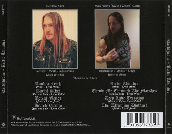 DARKTHRONE – ARCTIC THUNDER (2016) - CD JEWEL CASE AMBALAJINDA SIFIR