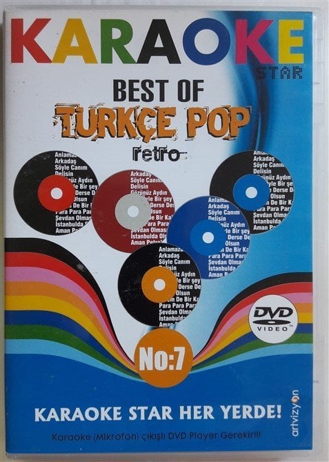 KARAOKE BEST OF TÜRKÇE POP RETRO - DVD 2.EL