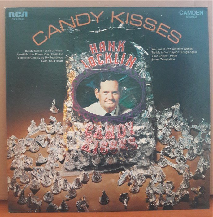 HANK LOCKLIN - CANDY KISSES (1970) - LP 2.EL PLAK