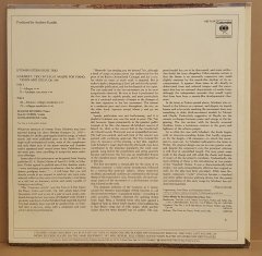 SCHUBERT - TRIO IN E FLAT MAJOR FOR PIANO VIOLIN & CELLO / ISTOMIN STERN ROSE TRIO - LP 2.EL PLAK
