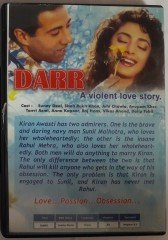 DARR - YASH CHOPRA - HİNT SİNEMASI - DVD 2.EL TR ALTYAZI YOK