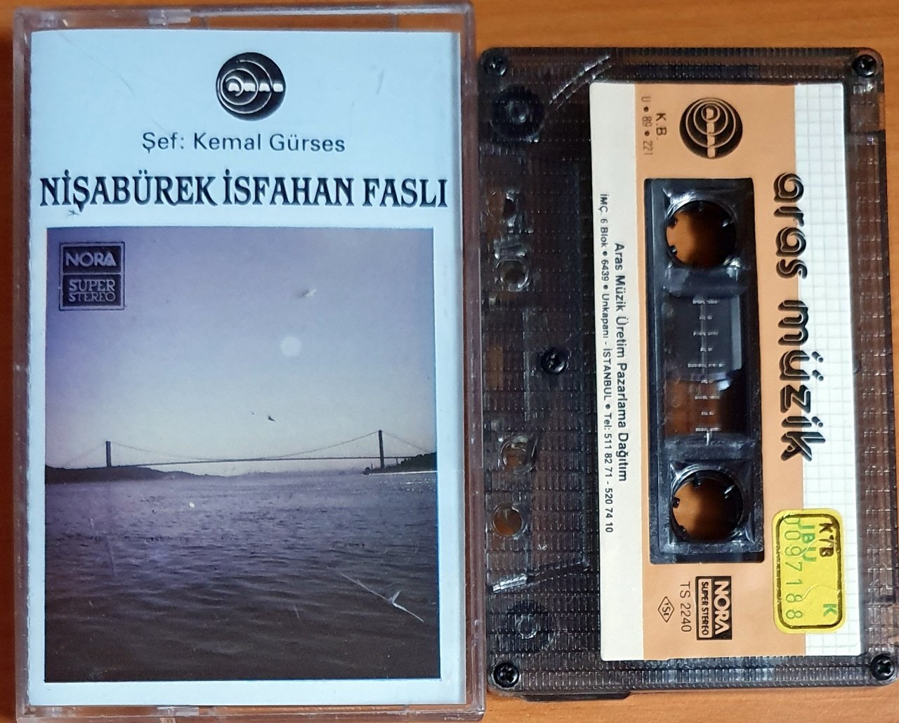 NİŞABÜREK İSFAHAN FASLI / ŞEF: KEMAL GÜRSES (1989) - KASET ARAS MÜZİK 2.EL