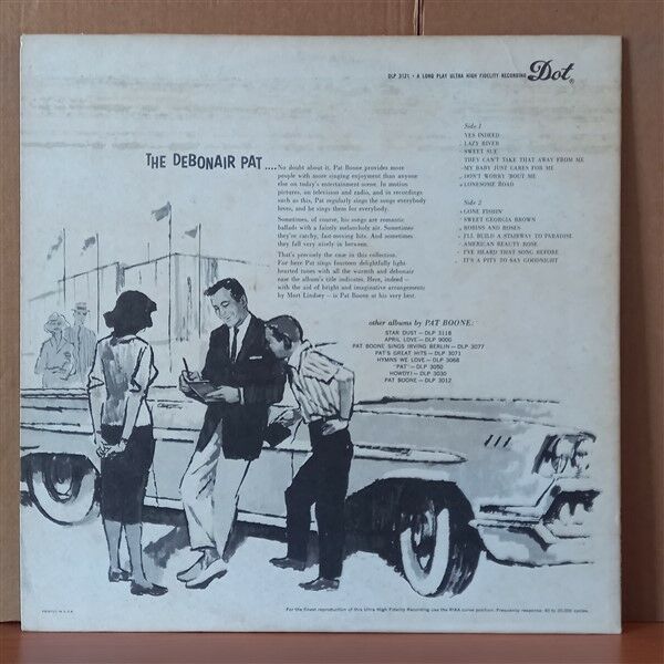 PAT BOONE – YES INDEED! (1958) - LP 2.EL PLAK