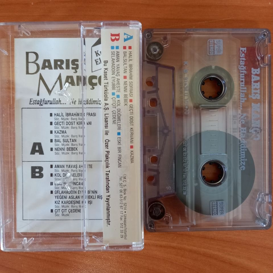 BARIŞ MANÇO - ESTAĞFURULLAH... NE HADDİMİZE (1991) - KASET 2. EL