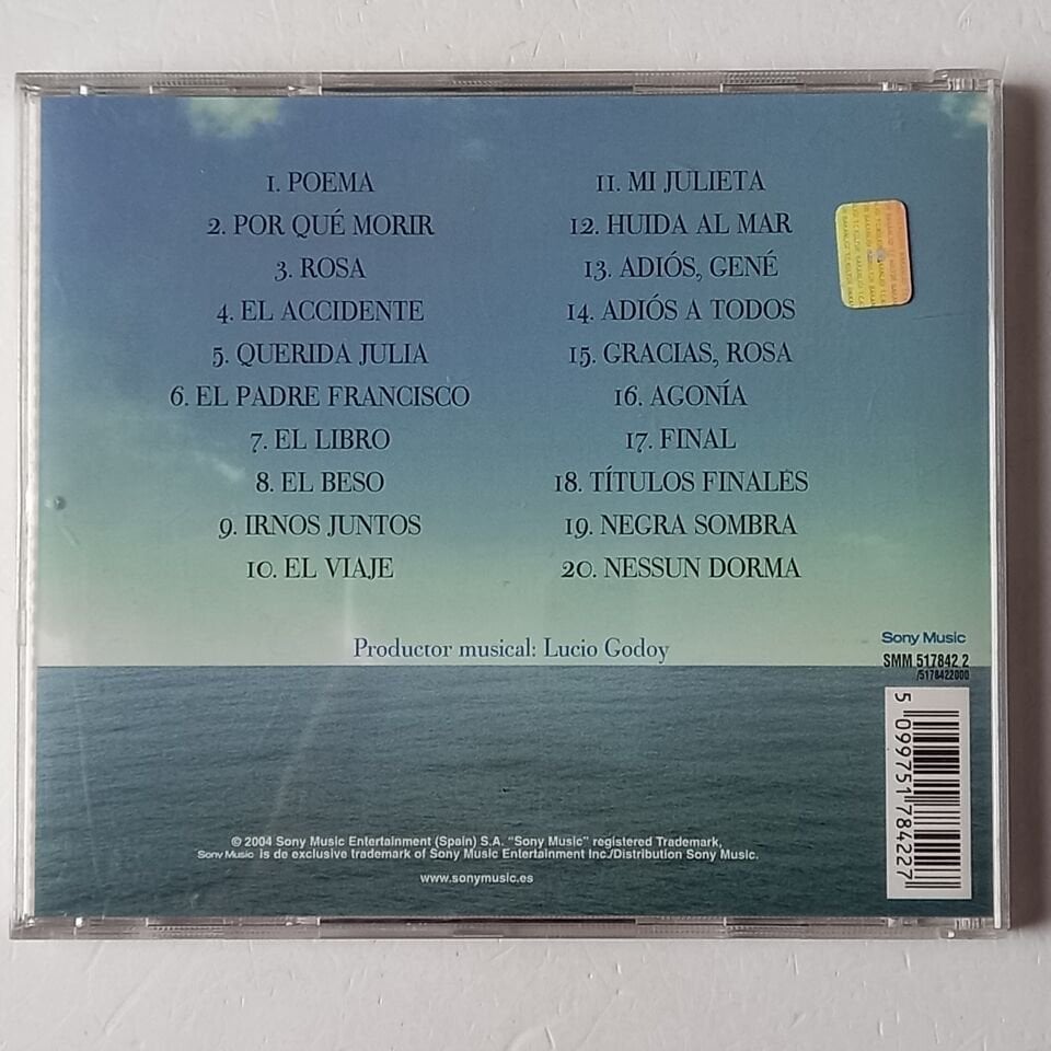 ALEJANDRO AMENABAR – MAR ADENTRO (2004) - CD 2.EL