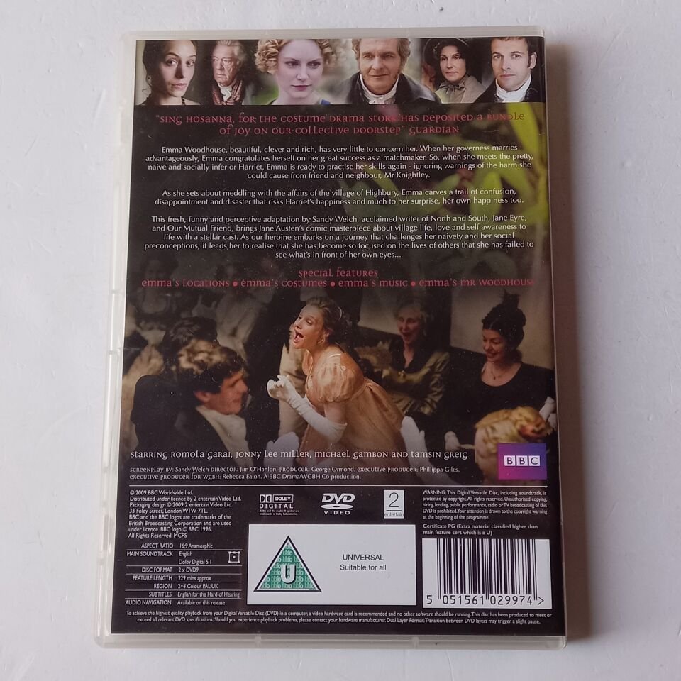 EMMA - ROMOLA GARAI, JONNY LEE MILLER - DVD 2.EL