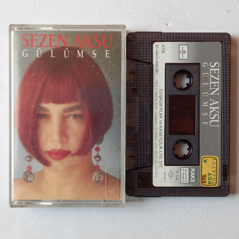 SEZEN AKSU - GÜLÜMSE (1991) - KASET 2.EL