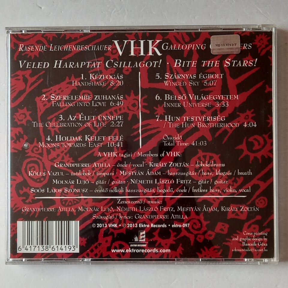 VHK / VELED HARAPTAT CSILLAGOT! - GALLOPING CORONERS / BITE THE STARS! (2013) - CD 2.EL