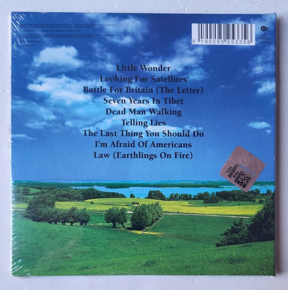 DAVID BOWIE – EARTHLING (1997) - CD REMASTERED 2022 REISSUE DIGISLEEVE AMBALAJINDA SIFIR