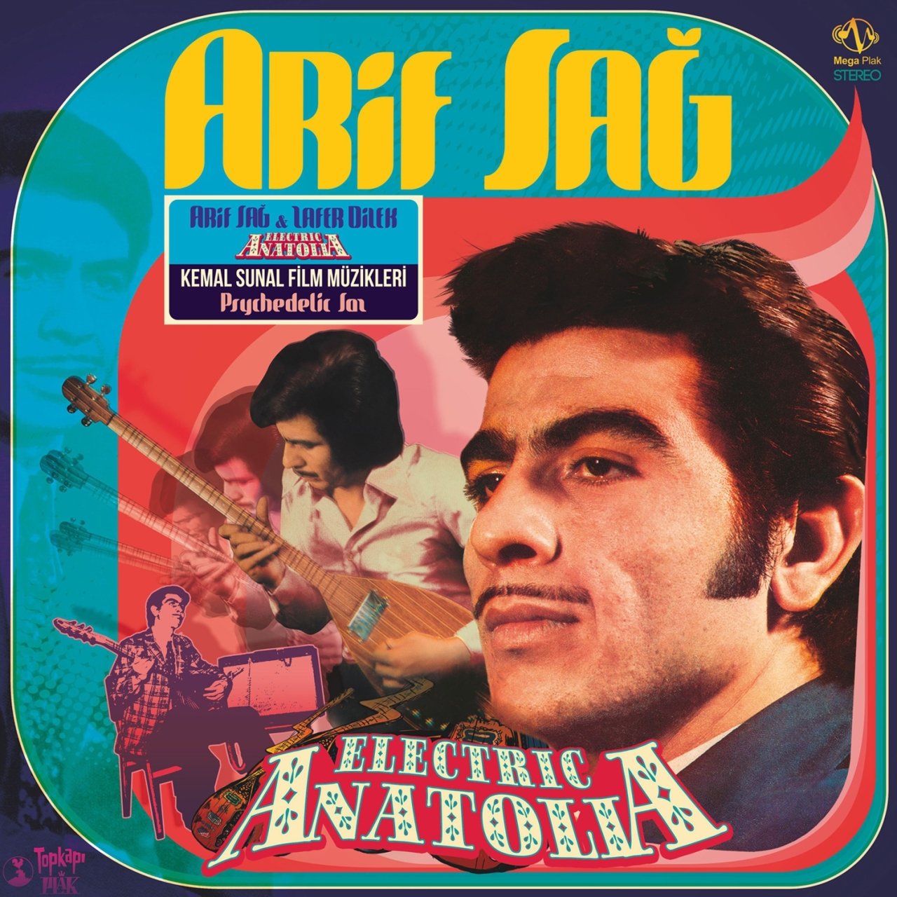 ARİF SAĞ ZAFER DİLEK - ELECTRIC ANATOLIA - LP 2021 BASIM SIFIR PLAK