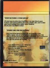SEFARAD ŞARKILARI - SEPHARDIC SONGS FROM SPAIN TO ISTANBUL - TRT - MİHRİBAN TANIK - DVD 2.EL
