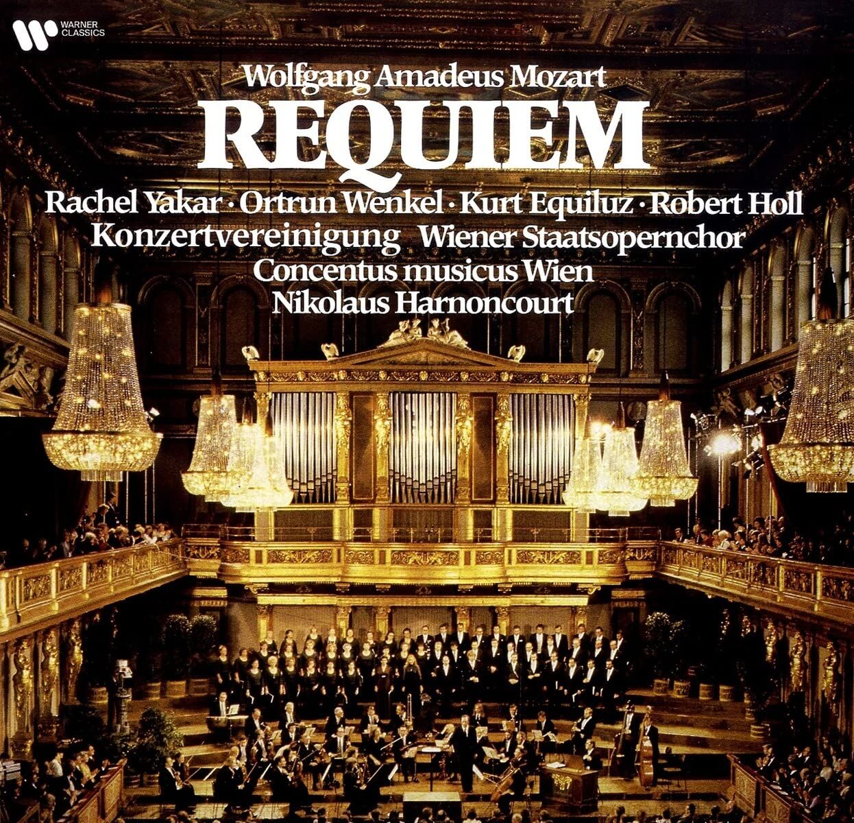 MOZART - REQUIEM / NIKOLAUS HARNONCOURT , RACHEL YAKAR , ORTRUN WENKEL (1982) - LP 2021 EDITION SIFIR PLAK