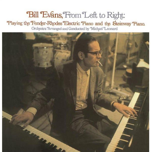 BILL EVANS - FROM LEFT TO RIGHT LP 180GR 2020 EDITION WHITE COLORED SIFIR PLAK