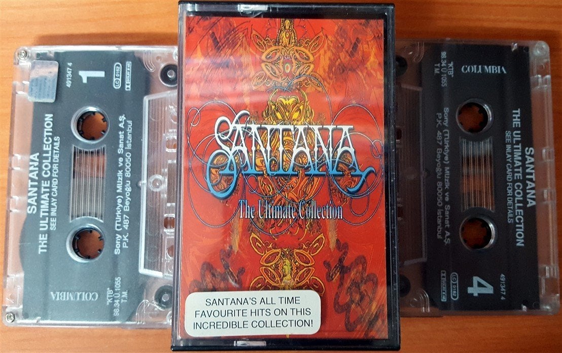 SANTANA - THE ULTIMATE COLLECTION (1998) SONY DOUBLE CASSETTE MADE IN TURKEY ''USED''