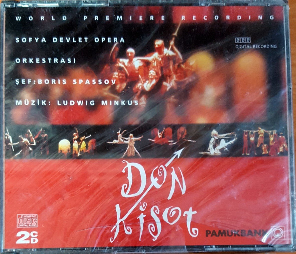 LUDWIG MINKUS - DON KİŞOT / SOFYA DEVLET OPERA ORKESTRASI / PAMUKBANK PROMO 2CD SIFIR