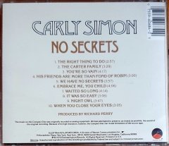 CARLY SIMON - NO SECRETS (1971) - CD 2.EL
