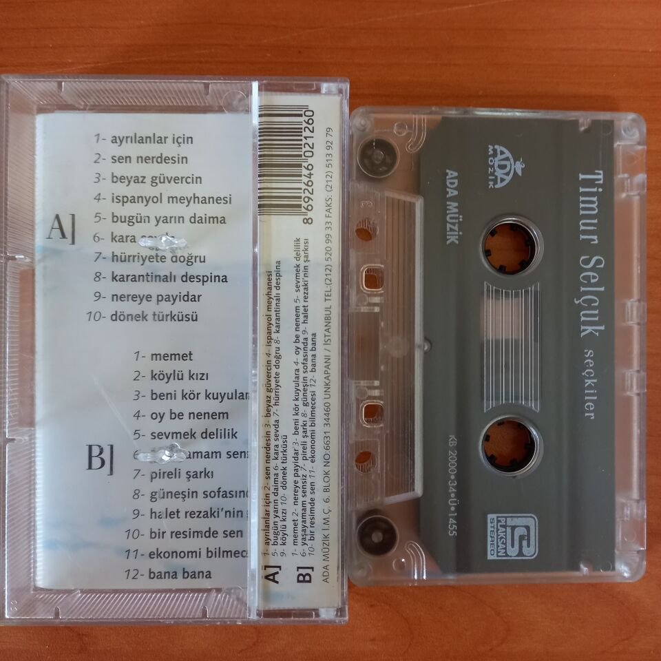TİMUR SELÇUK - SEÇKİLER (2000) - KASET 2. EL